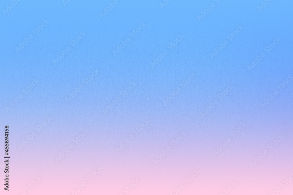 Sticker Bright soft pastel blue gradation with pink on cardboard box organic paper colourful background