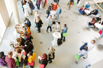Obraz premium People talking during conference break