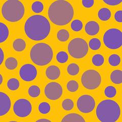 Seamless pattern with colorful dots. Vector