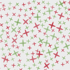 Seamless pattern with colorful stars. Vector