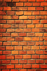 Brick wall architectural background texture. Copy space.
