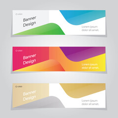 Vector Abstract Banner Template Promotion Tools Business Web Background