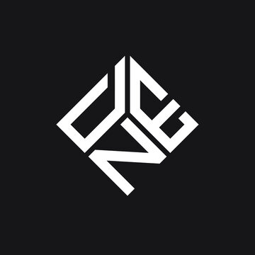 DEN letter logo design on black background. DEN creative initials letter logo concept. DEN letter design. 