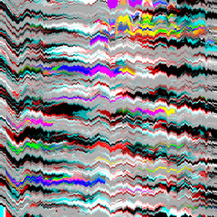 Glitch TV psychedelic Noise background Old screen error Digital pixel noise abstract design. Photo glitch. Television signal fail. Technical problem grunge wallpaper