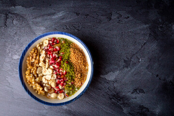 Traditional delicious Turkish dessert; Ashura (Asure)