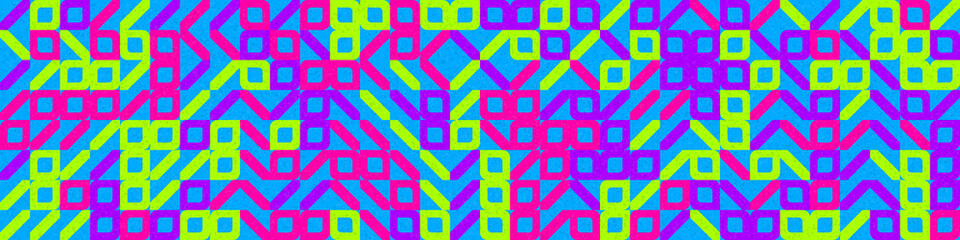Abstract Geometric Pattern generative computational art illustration