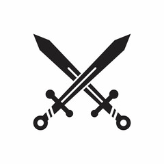 Sword Icon Design Logo Template