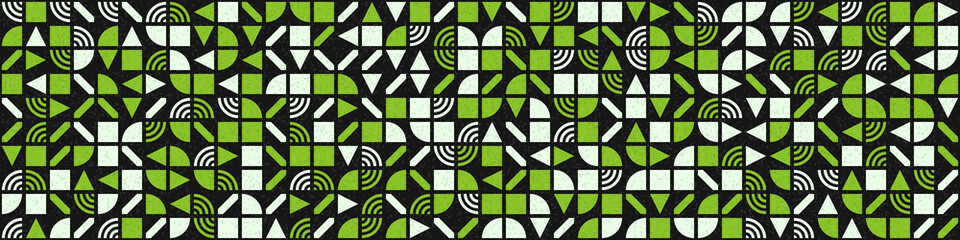 Obraz premium Abstract Geometric Pattern generative computational art illustration