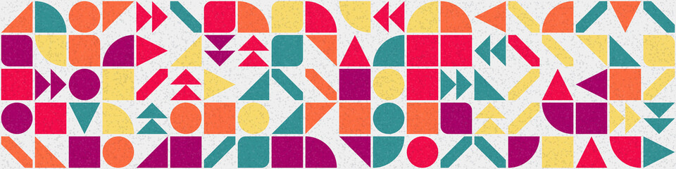 Abstract Geometric Pattern generative computational art illustration