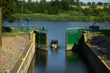 You will pass the motorboats through the Gdańsk Głowa lock 