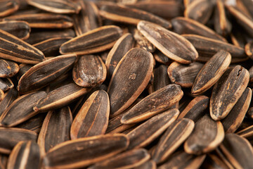 sunflower seeds on a cutting board