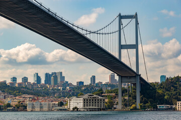 Fatih Sultan Mehmet Bridge. Istanbul, Turkey