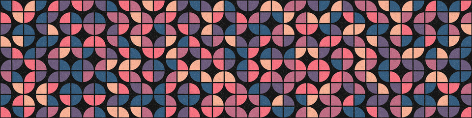 Abstract Geometric Pattern generative computational art illustration