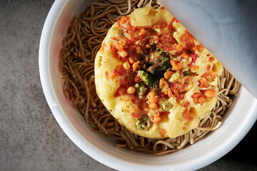 Instant Cup Ramen Vegetable Topping