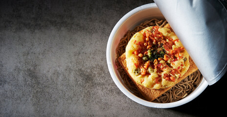 Instant Cup Ramen Vegetable Topping