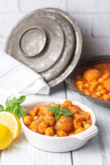 Traditional delicious Turkish foods; Bulgur soup (Turkish name; Anali Kizli, icli kofte)