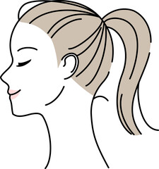 女性のイラスト