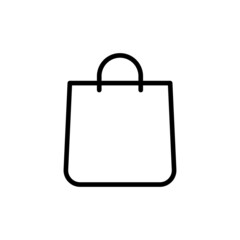 shopping bag icon vector for your design element