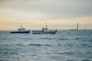 fishing boat in the sea