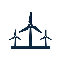 Eco, generator, wind icon. Simple design.