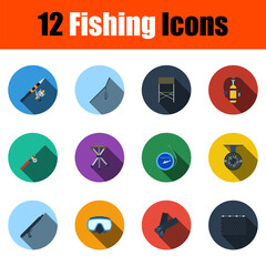 Fishing Icon Set