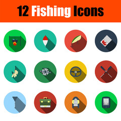 Fishing Icon Set