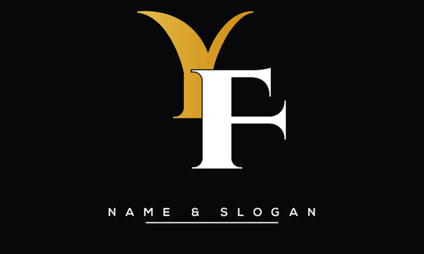 FY,  YF,  F,  Y   Abstract Letters Logo Monogram