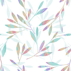 Leaves Seamless Pattern