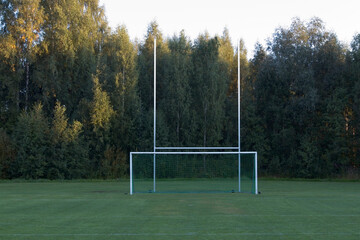 soccer and American football goal © EsaHiltula