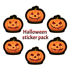 Halloween evil pumpkins