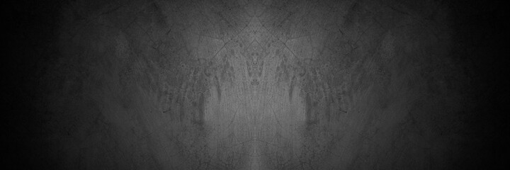 Old wall texture cement dark black gray  background abstract grey color design are light with white gradient background.