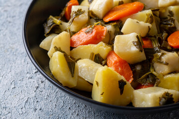 Turkish olive oil foods; celery (Turkish name; Zeytinyagli kereviz)