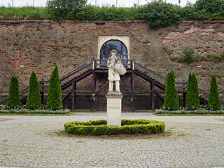 statue in the alba iulia carolina citadel