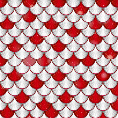 Fish scale seamless pattern background