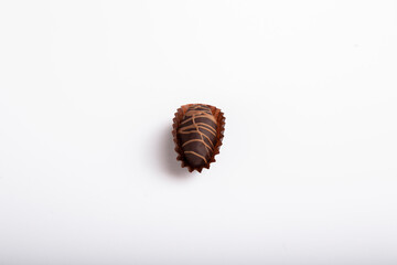 homemade date palm coated with Dark chocolate