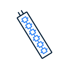 Led, strip, light icon. Simple flat design Concept.