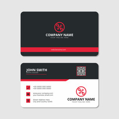 Modern professional business card design vector