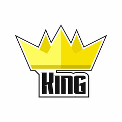 Fototapeta premium King logo vector graphics