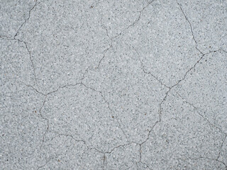 Cracks in concrete floors that are not standard.
