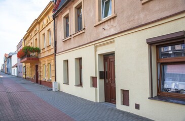 Houses and streets of Old Europe, traditional architecture.