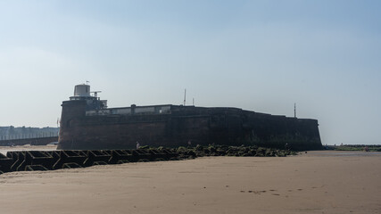 Fort Perch Rock  a former defence installation situated at the mouth of Liverpool Bay in New Brighton.