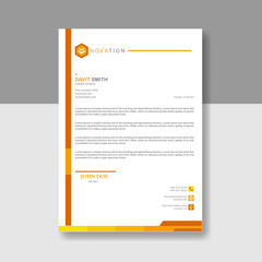 Corporate Business Letterhead template design