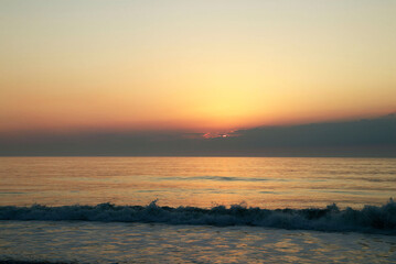 Fototapeta premium early morning sunrise in Ocean City, MD