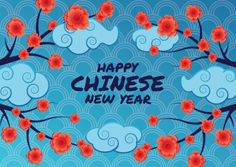 chinese new year art vector background 
