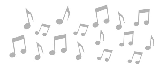 Obraz premium music icon on white background, vector illustrationv