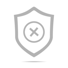 Obraz premium Shield Check Mark Icon Vector Illustration