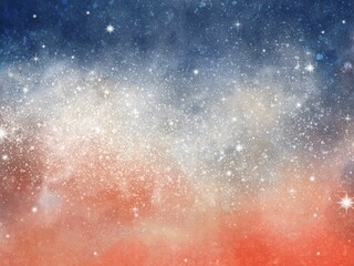Colorful galaxy space sky with sparkle stars background