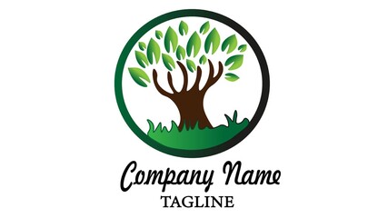 Tree of life logo design inspiration isolated on white background. A tree icon.