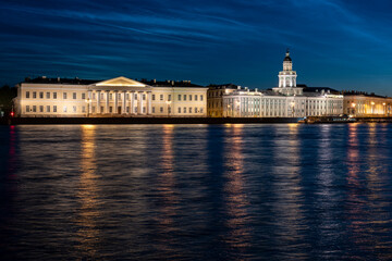 Night view of St.Petersburg