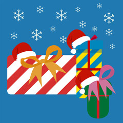 gift icon, box with surprise, vector illustration